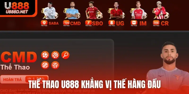 Thể thao U888 khẳng vị thế hàng đầu